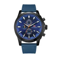 undefined - Reloj Mini Focus Para Hombre MF500103 - Reloj Análogo Cuero Azul