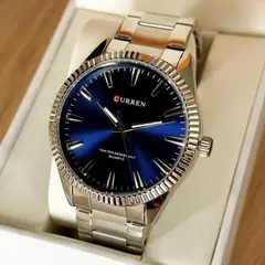 CURREN - Reloj Para Hombre KRE842503 - Reloj Análogo Acero inoxidable Plateado