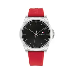 TOMMY HILFIGER - Reloj Para Hombre 1710615 - Reloj Análogo Silicona Rojo