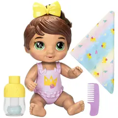 BABY ALIVE - Muñeca Burbujas relajantes Sophia Sparkle Cabello Castaño