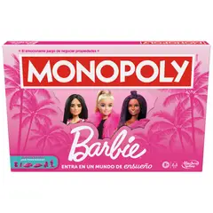 HASBRO - Juego de mesa Monopoly Barbie