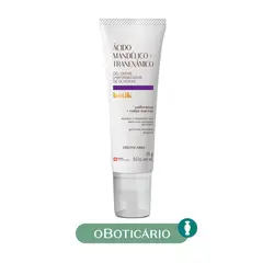 BOTIK - Tratamiento de manchas Día y noche Gel Crema Uniformizador De Ojeras Ácido Mandélico + Tranexámico para Todo tipo de piel 15 gr