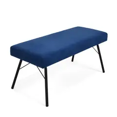 MICA - Banqueta Moderna en Madera y Metal Mori 46 x 100 x 47 cm