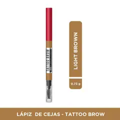 MAYBELLINE - Maquillaje para cejas TATTOO BROW 36H PENCIL LT BR AS 0.25 g