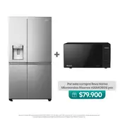 HISENSE - Nevecón Side by Side 632 lts Netos BCD628 RS223