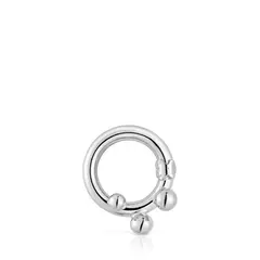 TOUS - Anilla Pequeña De Plata Y Detalles Hold