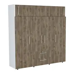 RTA MUEBLES - Clóset CBB 9490 6 Puertas 2 Cajones