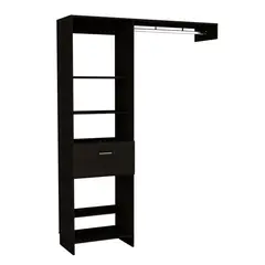 RTA MUEBLES - Clóset CLW 6083 Sin puertas 1 Cajón
