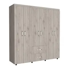 RTA MUEBLES - Clóset CZB 8996 6 Puertas 2 Cajones