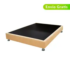 COLCHONES SPRING - Base Cama Dividida Tamaño King en Madera, 200 x 200 cm