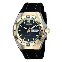 TECHNOMARINE - Reloj para Hombre Cruise . Reloj Análogo Silicona Negro
