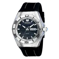 TECHNOMARINE - Reloj para Hombre Cruise . Reloj Análogo Silicona Negro