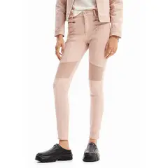 DESIGUAL - Jean Skinny Mujer Tiro alto