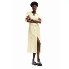 DESIGUAL - Vestido Mujer Medio Casual Flores