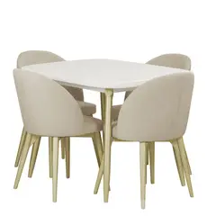 ELITE LIVING - Juego de comedor NOVA 4 Puestos