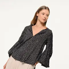 BASEMENT - Camisa Mujer Manga larga