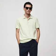 MANGO - Camiseta polo Hombre Manga corta