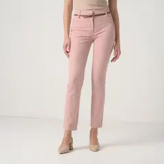 APOLOGY - Pantalón Slim Mujer Tiro medio Estampado