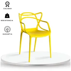 EKONOMODO - Silla de Comedor Moderna con Patas de Polipropileno 82 x 49 x 45 cm