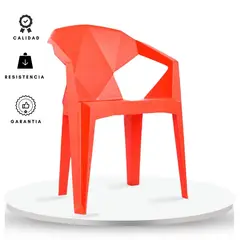 EKONOMODO - Silla de Comedor Moderna con Patas de Polipropileno 80 x 55 x 45 cm