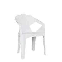 EKONOMODO - Silla de Comedor Moderna con Patas de Polipropileno 80 x 55 x 45 cm