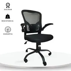 EKONOMODO - Silla de Escritorio para Casa u Oficina Ergonómica con Nivelación de Altura y Apoyabrazos 105 x 60 x 48