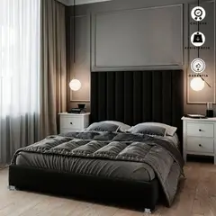 EKONOMODO - Base Cama Dividida Tamaño Queen en Pino 160 x 190 cm + Cabecero