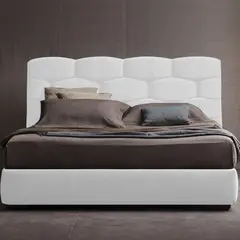 EKONOMODO - Colchón con Base Cama Queen Firmeza Media Ortopédico con Pillow Resortado 160 x 190 + Cabecero Combo - 0% Interés a 3 Cuotas Pagando con tu CMR Banco Falabella