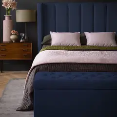 EKONOMODO - Colchón con Base Cama Doble Firmeza Media Ortopédico con Pillow Resortado 140 x 190 cm + Cabecero Combo - 0% Interés a 3 Cuotas Pagando con tu CMR Banco Falabella