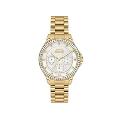 SLAZENGER - Reloj Mujer LADIES COLLECTION. Reloj Acero Inoxidable Dorado SL.9.2241.4.06