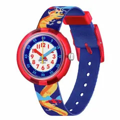 FLIK FLAK - Reloj Niño YEAR OF THE DRAGON. Reloj Plastico Azul ZFPNP134C