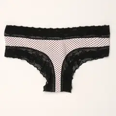 SYBILLA - Tanga Brasilera de Algodón Mujer