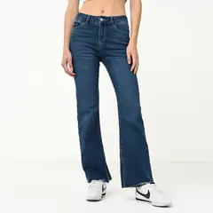 SYBILLA - Jean Flare Mujer Tiro medio