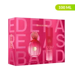 ANTONIO BANDERAS - Set de Perfume Mujer AB THE ICON FEM 2024 H1 incluye: 2 productos