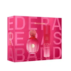BANDERAS - Set de Perfume Mujer AB THE ICON FEM 2024 H1 incluye: 2 productos