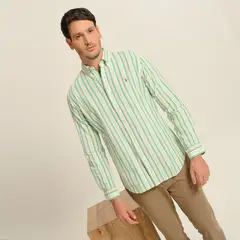 POLO RALPH LAUREN - Camisa Hombre de Rayas Manga larga de Algodón