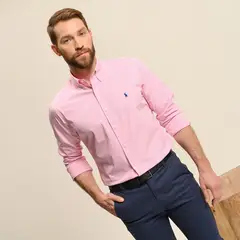 POLO RALPH LAUREN - Camisa Hombre de Rayas Manga larga de Algodón Custom Fit