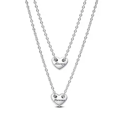 PANDORA - Collar Divisible Para Siempre Plata Esterlina