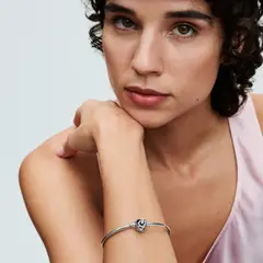 PANDORA - Brazalete Moments Rígida Cierre Envuelto Plata Esterlina