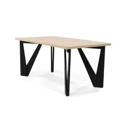 MICA - Mesas de comedor Moderna para 6 Personas en Pino Rectangular
