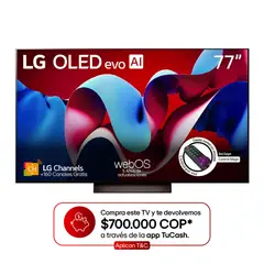 LG - Televisor OLED | 77 pulgadas 4K Ultra HD | Smart TV