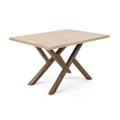 MICA - Mesas de comedor Moderna para 4 Personas en Pino Rectangular