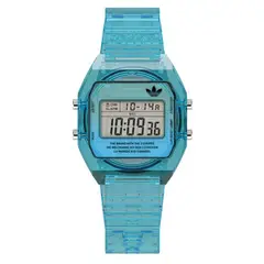 ADIDAS - Reloj para Unisex Digital Two Crystal . Reloj Digital Plástico Azul