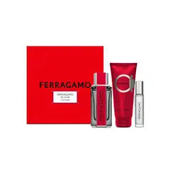 FERRAGAMO - Set de Perfume Hombre 100 ML EDT + 100 ML SSG + 10 ML PS