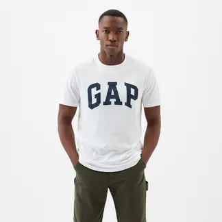 GAP - Camiseta Hombre con Logo de Algodón
