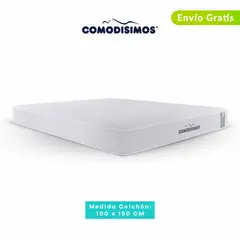 COMODISIMOS - Colchón Sencillo Firmeza Media Ortopédico Resortado Línea Access 100 x 190 cm Comodísimos