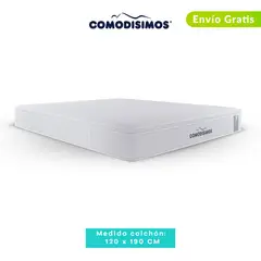 COMODISIMOS - Colchón Semidoble Firmeza Media Ortopédico Resortado con Pillow Línea Access 120 x 190 cm Comodísimos