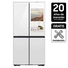 SAMSUNG - Nevecón French Door 809 lt Family Hub¿ BESPOKE RF29DB995012CO | Pantalla 32 pulgadas | Inteligencia Artificial | Cámara Reconocimiento de Alimentos