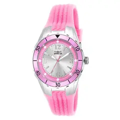 INVICTA - Reloj para Mujer Angel . Reloj Análogo Silicona Rosado