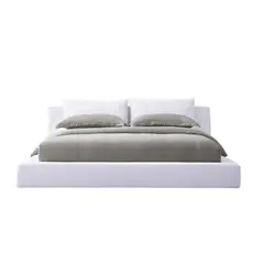 EKONOMODO - Colchón con Base Cama Queen Firmeza Media Ortopédico con Pillow Resortado 160 x 190 + Cabecero Combo - 0% Interés a 3 Cuotas Pagando con tu CMR Banco Falabella